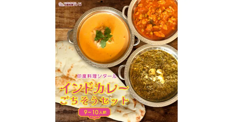 【ふるさと納税】印度料理シタール インドカレー大ごちそうセット【カレー 加工食品 レトルト食品】　 惣菜 お手軽 簡単調理 レトルト