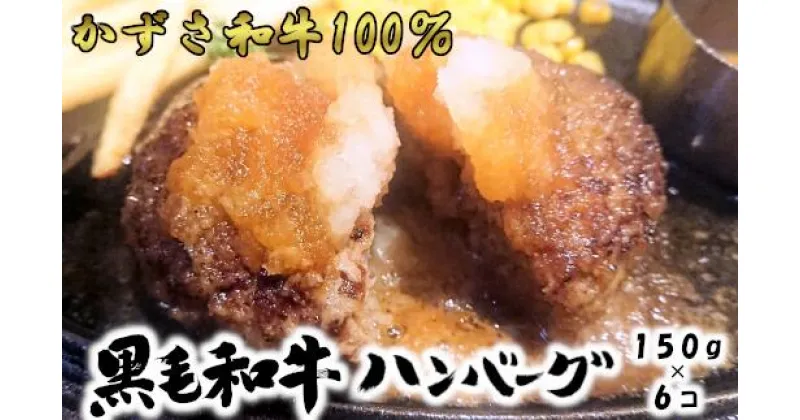 【ふるさと納税】かずさ和牛ハンバーグ　150g×6個　【12203-0081】