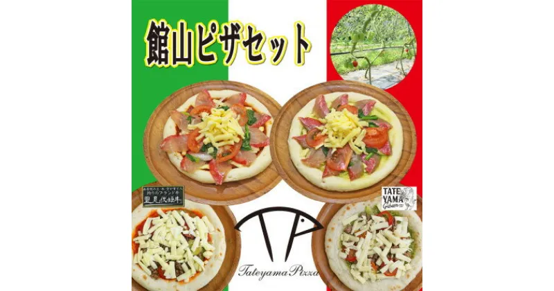 【ふるさと納税】【ふるさと納税】TATEYAMAPIZZAセット　2P4枚入(ピザ)【配送不可地域：離島】【1487434】