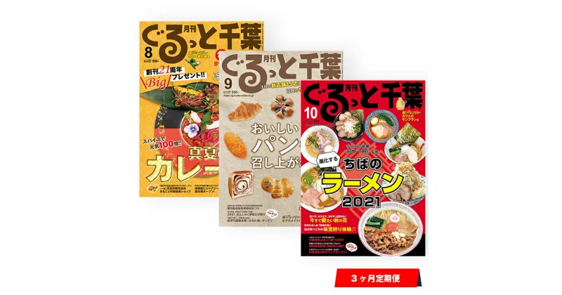 【ふるさと納税】月刊 ぐるっと千葉 雑誌 定期購読 3カ月 お試し グルメ情報 イベント情報 観光 レジャー ショッピング アート ホテル ステージ 南房総 千葉県 ちばマガジン 出版 木更津市 送料無料 KD001