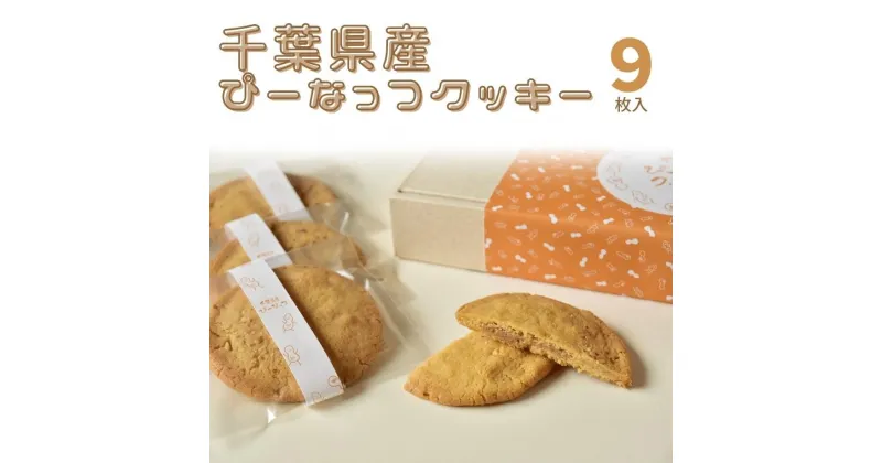 【ふるさと納税】千葉県産 ぴーなっつ クッキー 9枚入 個包装 やつやつ