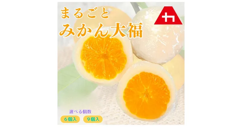 【ふるさと納税】大福 まるごとみかん大福 6個入 9個入 選べる個数 株式会社やまか