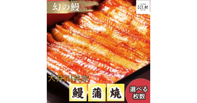 【ふるさと納税】うなぎ 国産 蒲焼 大井川 共水うなぎ 1枚 2枚 3枚 4枚 5枚 丑の日 にし村 老舗 築地 宮川本店 職人 ギフト 父の日 母の日 お取り寄せ 美味しい 日本 冷凍 贈り物 誕生日 プレゼント 敬老の日 お祝い 贈答用 お返し おすすめ 伝統のタレ ご自宅 幻の鰻