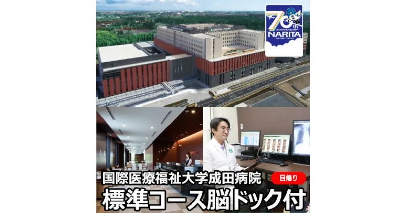 【ふるさと納税】人間ドック 標準コース 脳ドック付き 日帰り 千葉 国際医療福祉大学成田病院 日帰り人間ドック 腫瘍マーカー 骨密度検査 甲状腺検査 ピロリ菌検査 胃内視鏡検査 脳ドック 病院 健診 千葉県 成田市