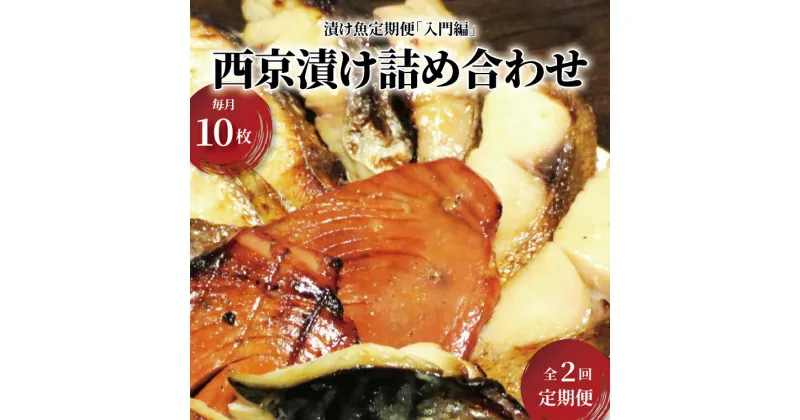 【ふるさと納税】【定期便】西京 味噌漬け おすすめ チョットお試し 2か月 漬け魚 セット メバル サバ 銀ヒラス 赤魚 ホッケ マグロの赤味噌漬け 冷凍 おかず 時短 家族 簡単 時短 詰め合わせ