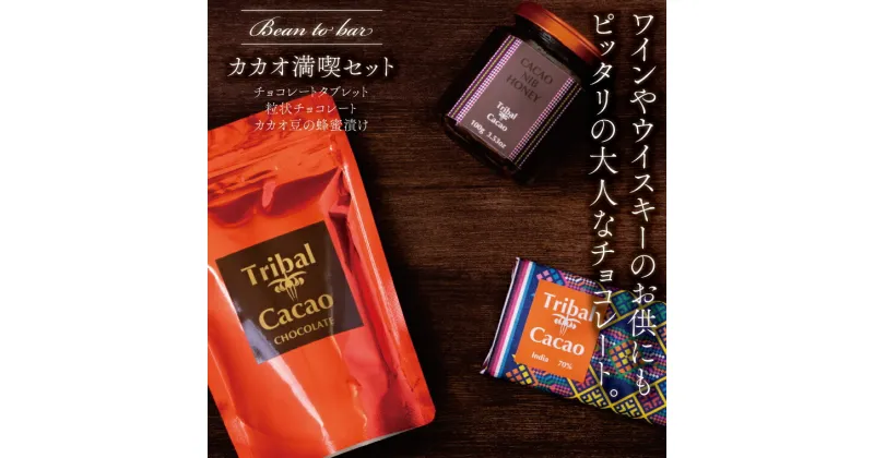 【ふるさと納税】おすすめ 人気 プレゼント Bean to Bar チョコレート専門店 カカオ満喫セット チョコレート スイーツ ビーントゥバー 板チョコ ホットチョコレート 製菓用チョコレート カカオ豆 菓子 おやつ おいしい おしゃれ セット 贈り物 お土産 ギフト 母の日 父の日