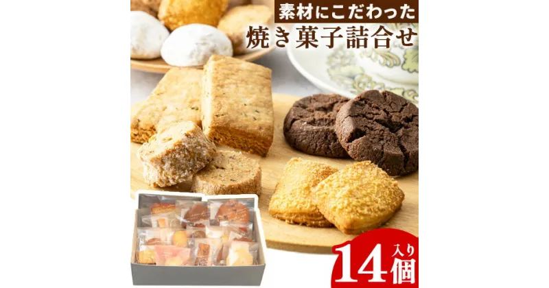 【ふるさと納税】お菓子 クッキー 焼き菓子 詰め合わせ 14個 セット 焼き菓子屋 fossette+《30日以内に出荷予定(土日祝除く)》千葉県 流山市 送料無料 おまかせ 焼菓子 菓子 スイーツ フォセットプリュス お取り寄せ