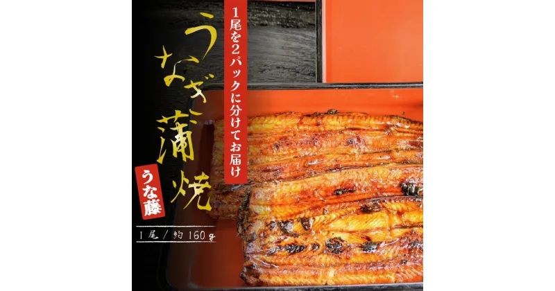 【ふるさと納税】うなぎ 国産 かば焼き 1尾 80g × 2パック 丑の日 炭火焼 うな藤 ギフト 父の日 お取り寄せ 美味しい 日本 パック タレ 山椒 冷凍 真空パック 贈り物 誕生日 プレゼント 母の日 敬老の日 お祝い お年賀 贈答用 お返し おすすめ