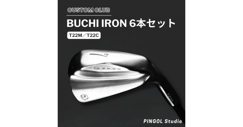 【ふるさと納税】ゴルフ アイアン BUCHI IRON T22M or T22C 6本 セット スポーツ ゴルフクラブ ゴルフ用品 おすすめ カスタム PINGOL Studio 選べる