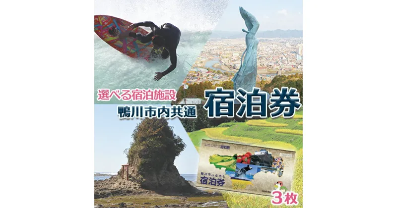 【ふるさと納税】【千葉県鴨川市】市内宿泊施設『共通宿泊券』3枚（3万円相当）　[0100-0026]