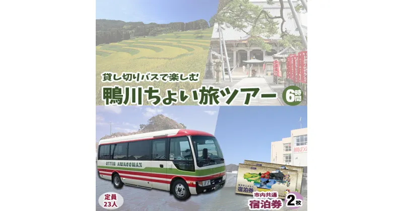 【ふるさと納税】【千葉県鴨川市】貸切バスで楽しむちょい旅ツアー 6時間 ＆ 市内共通宿泊券 2枚 [0200-0010]