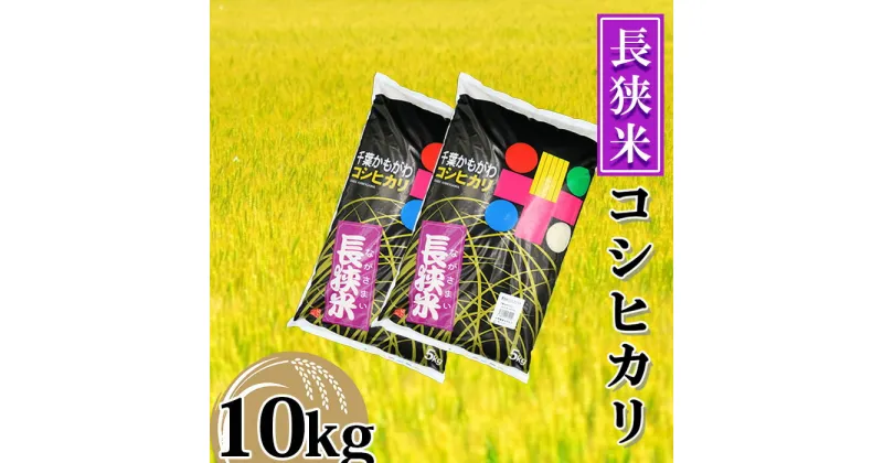 【ふるさと納税】【鴨川産】長狭米コシヒカリ 精米10kg（5kg×2袋） [0021-0002]