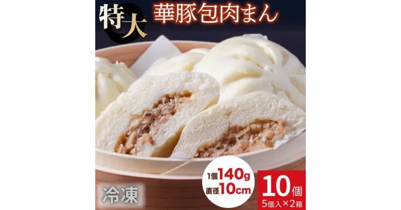 【ふるさと納税】レンジで温めるだけ！ふんわりジューシー肉まん10個セット【東葛食品】