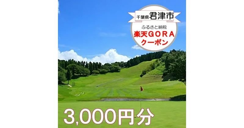 【ふるさと納税】【 レビューキャンペーン 】千葉県君津市の対象ゴルフ場で使える楽天GORAクーポン 寄付額10,000円 (クーポン 3,000円)【チケット】