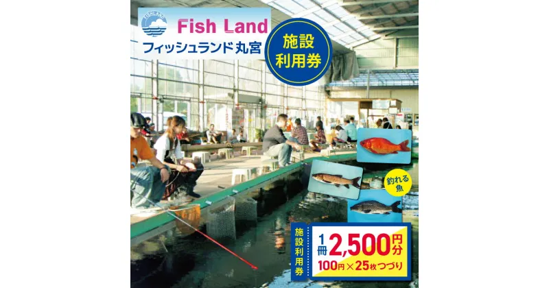 【ふるさと納税】 フィッシュランド丸宮 施設利用券 2500円分 | 全天候型 釣り堀 金魚 釣り 金魚すくい アクアショップ 魚 フィッシュ 君津市 きみつ 千葉県