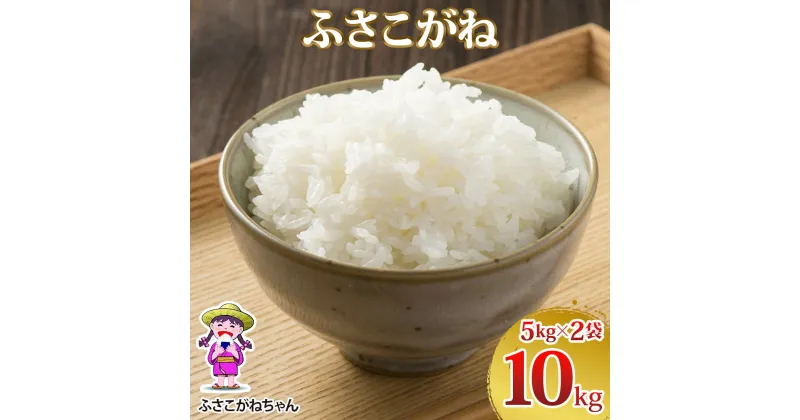 【ふるさと納税】新米 令和6年度産 ふさこがね 10kg (5kg×2)｜米 おこめ もっちり 弁当 袖ケ浦 千葉 [0268]