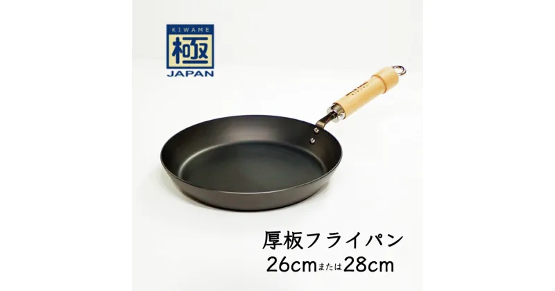 【ふるさと納税】鉄フライパン 厚板 26cm／28cm リバーライト 極JAPAN おすすめ