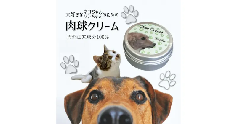 【ふるさと納税】肉球クリーム 犬 猫 天然由来成分100% 無香料 無添加 10ml 20ml 40ml