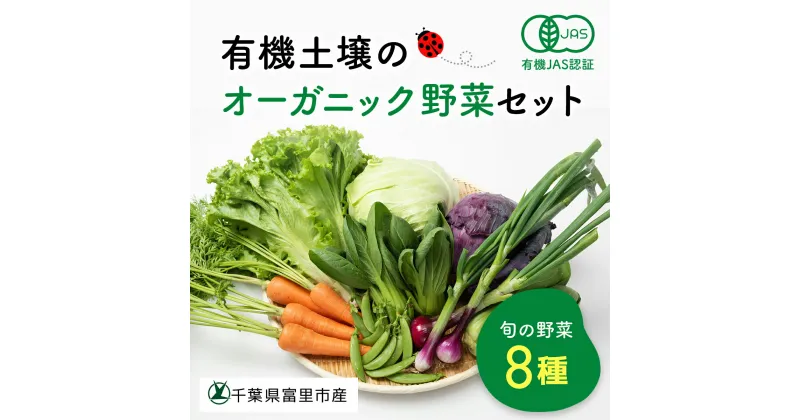 【ふるさと納税】有機土壌のオーガニック野菜セット（8種）TMT001 / 有機土壌 オーガニック JAS認定 JAS 野菜セット 野菜 直送野菜 お野菜セット 旬野菜 季節野菜 採れたて とれたて やさい 詰め合わせ セット ヤサイ 旬の野菜 季節の野菜 産地直送 詰め合わせ 新鮮