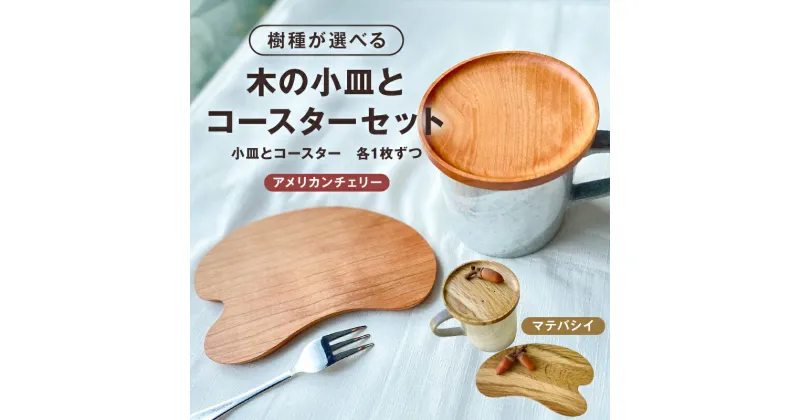 【ふるさと納税】 木の小皿とコースターセット おしゃれ 木製 お菓子 オツマミ リモートワーク リラックスタイム コーヒータイム ティータイム カフェ インテリア 結婚祝い 新築祝い 開店祝い 誕生日 お店 かわいい かっこいい プレゼント ギフト 送料無料