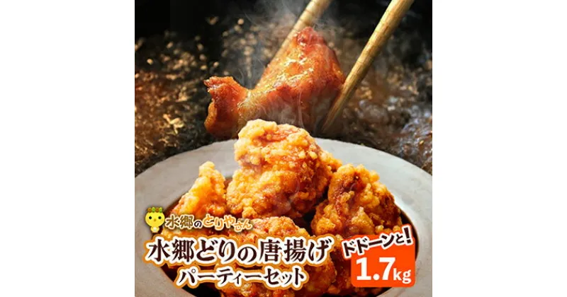 【ふるさと納税】水郷どりの唐揚げパーティーセット(ドドーンと1.7kg)/鶏肉専門店「水郷のとりやさん」【配送不可地域：離島・沖縄県】【1035330】