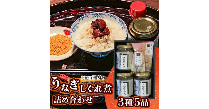 【ふるさと納税】10代目渾身のうなぎしぐれ煮詰め合わせ(3種5品)【配送不可地域：離島・沖縄県】【1384993】