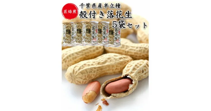 【ふるさと納税】香取市産 から付き落花生(千葉半立) 300g×5袋セット 計1.5kg【配送不可地域：離島・沖縄県】【1460959】