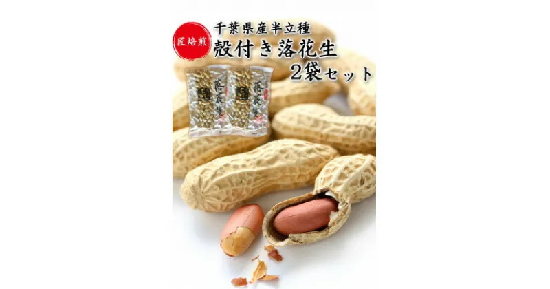 【ふるさと納税】香取市産 から付き落花生(千葉半立) 300g×2袋セット 計600g【配送不可地域：離島・沖縄県】【1460978】