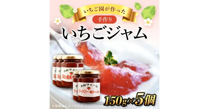 【ふるさと納税】【希少品種】いちご園が作った手づくりいちごジャム5個 ／ チーバベリー 真紅の美鈴 苺 粒 濃厚 果汁 希少 送料無料 千葉県 SMAN010