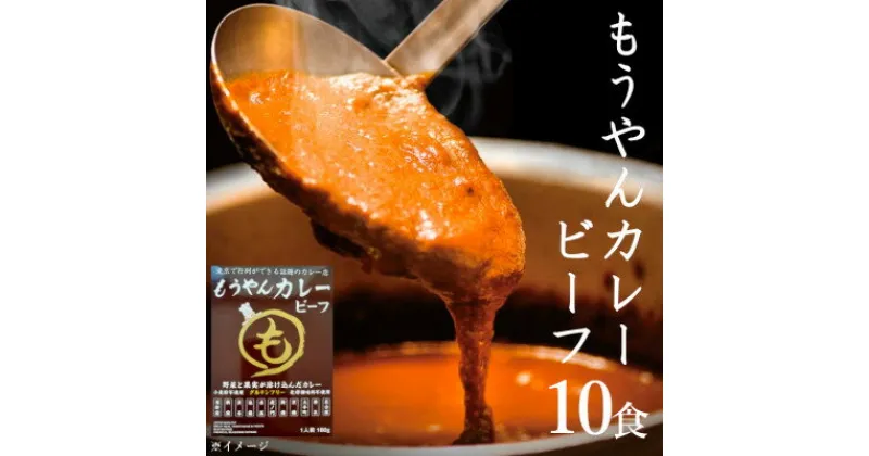 【ふるさと納税】コスモ食品千葉いすみ工場製造　東京で行列ができるカレー店「もうやんカレービーフ」レトルト10箱【1107528】