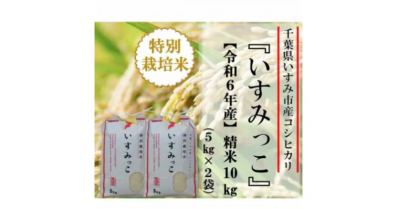 【ふるさと納税】【令和6年産米】千葉県いすみ市産特別栽培米コシヒカリ『いすみっこ』精米10kg(5kg×2袋)【1546631】