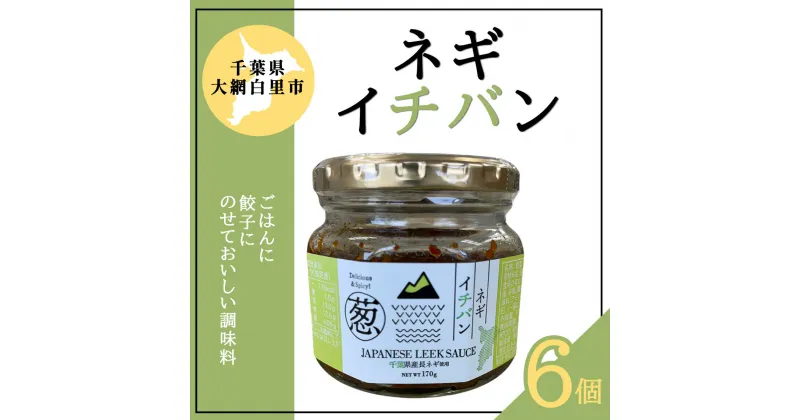 【ふるさと納税】千葉県大網白里市産長ネギ使用★ネギイチバン★ 170g×6個セット ／ふるさと納税 長ネギ 長ねぎ 長葱 ネギ ねぎ 葱 調味料 千葉県 大網白里市 AV003