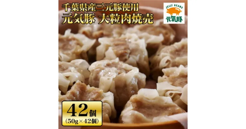 【ふるさと納税】【千葉県産三元豚】元気豚 大粒肉焼売(シューマイ)セット　2.1kg(50g×42個)【配送不可地域：離島・沖縄県】【1032621】