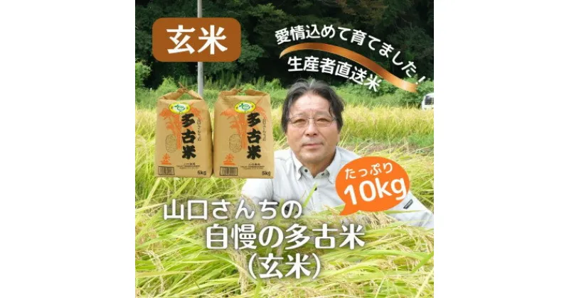 【ふるさと納税】山口さんちの【令和6年産】多古米コシヒカリ(玄米)10kg【配送不可地域：離島・沖縄県】【1481143】