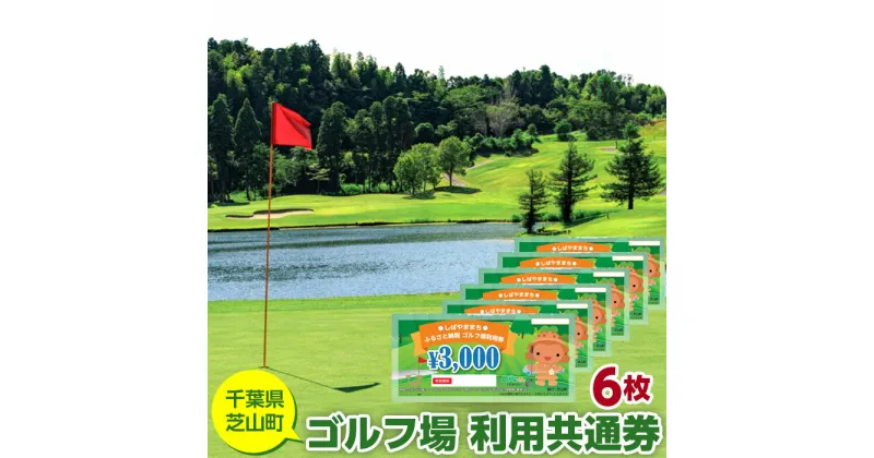 【ふるさと納税】No.006 芝山町ゴルフ場利用券　6枚 ／ golf 芝山ゴルフ倶楽部 京カントリークラブ イーグルレイクゴルフクラブ 共通チケット アウトドア 施設利用券 送料無料 千葉県