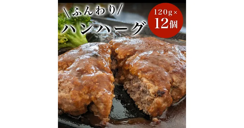 【ふるさと納税】ハンハーグ　120g×12個 ふるさと納税 ハンバーグ デミグラス お惣菜 千葉県 白子町 送料無料 SHAF006