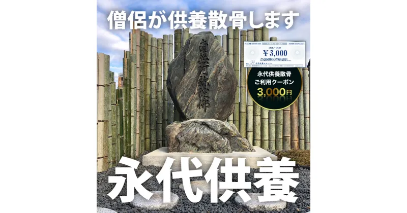 【ふるさと納税】永代供養散骨 ご利用クーポン 3,000円 ふるさと納税 供養 お墓 永代 献花 お祈り 散骨 先祖 命日 お盆 お彼岸カンシャ 千葉県 大多喜町 送料無料 SK01001