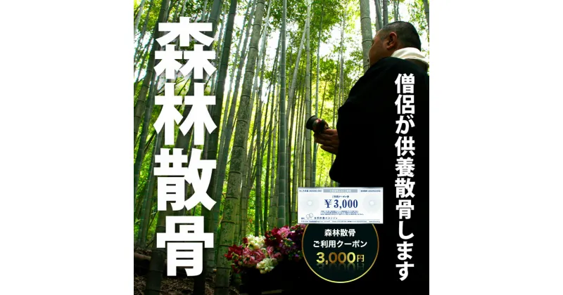 【ふるさと納税】森林散骨ご利用クーポン3,000円 ふるさと納税 供養 お墓 永代 献花 お祈り 散骨 先祖 命日 お盆 お彼岸カンシャ 千葉県 大多喜町 送料無料 SK01002