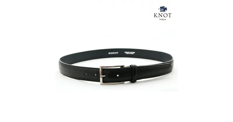 【ふるさと納税】attire FRENCH CALF BELT （Lサイズ）[KNA-1001L] ベルト メンズ 本革 レザー 男性 紳士 フォーマル スーツ 仕事 ビジネス ギフト プレゼント 誕生日 父の日