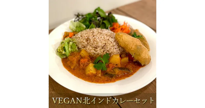 【ふるさと納税】【冷凍】VEGAN北インドカレーセット　 カレー 本格的 インド 総菜 レトルト 冷凍 ヴィーガン ベジタリアン 植物性素材だけ インドカレー 辛味は控え目