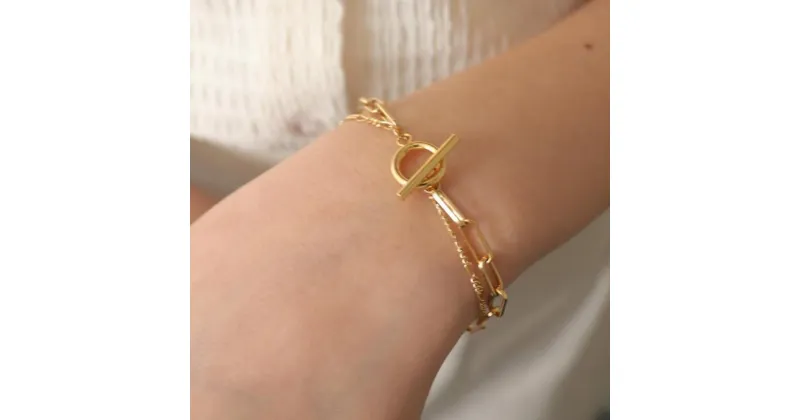 【ふるさと納税】[Cherieオリジナルブレスレット]oli chain bracelet(corda) 13000円