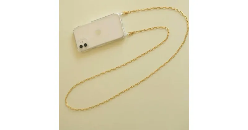 【ふるさと納税】[Cherieオリジナルスマートフォンショルダー] smartphone shoulder – shine – / gold 14000円