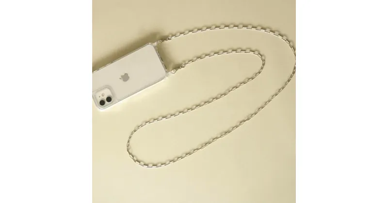 【ふるさと納税】[Cherieオリジナルスマートフォンショルダー] smartphone shoulder – shine – / silver 14000円