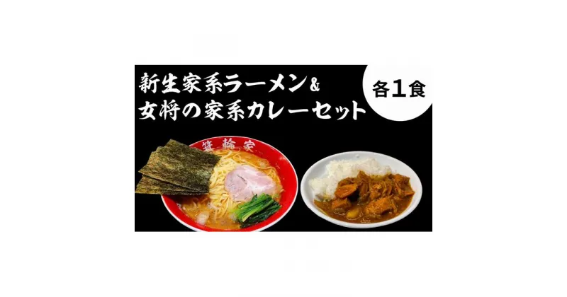 【ふるさと納税】箕輪家ラーメン(麺150g、スープ250cc、海苔3枚×1食セット）・特製箕輪家カレー(1食) | 麺 食品 加工食品 人気 おすすめ