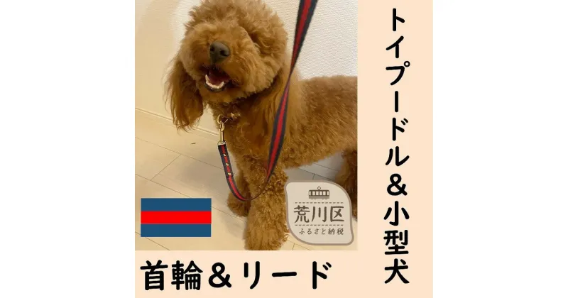 【ふるさと納税】トイプードル及び小型犬用カラー（首輪）＆リード(カラー：紺・赤・紺)【001-004】