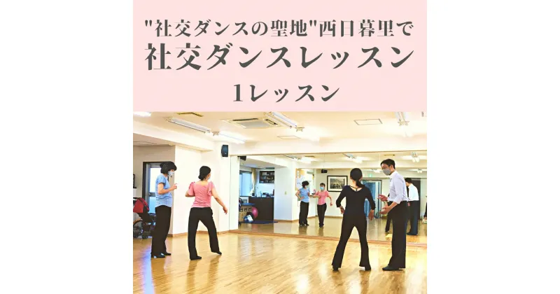 【ふるさと納税】【社交ダンスの聖地】西日暮里で社交ダンスレッスン（1レッスン分）【033-001】