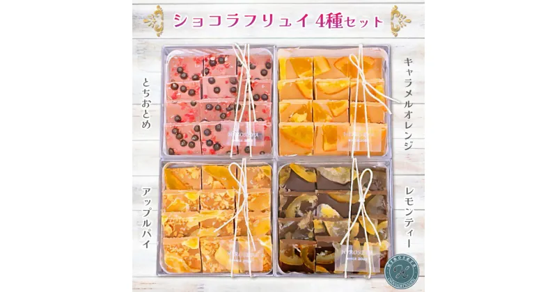 【ふるさと納税】ショコラフリュイ 4種セット｜チョコレート 菓子 [0671]