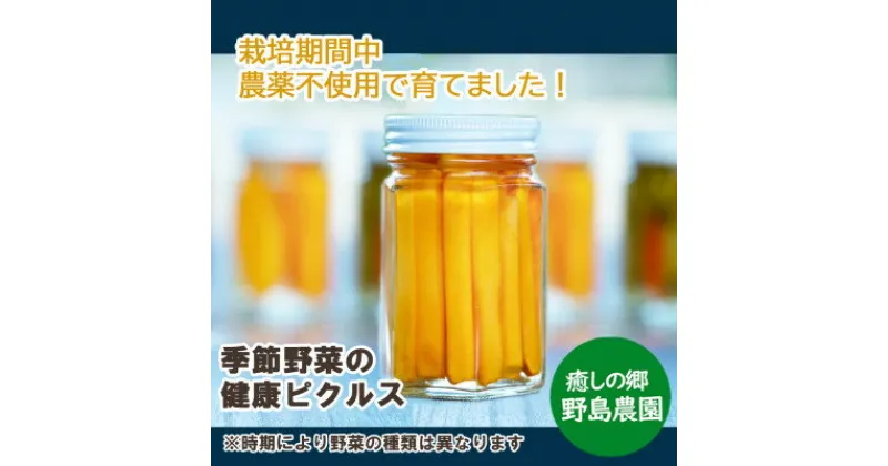 【ふるさと納税】【東京都東久留米市】季節の野菜を詰め込んだ健康ピクルス 150g×1本【1461146】