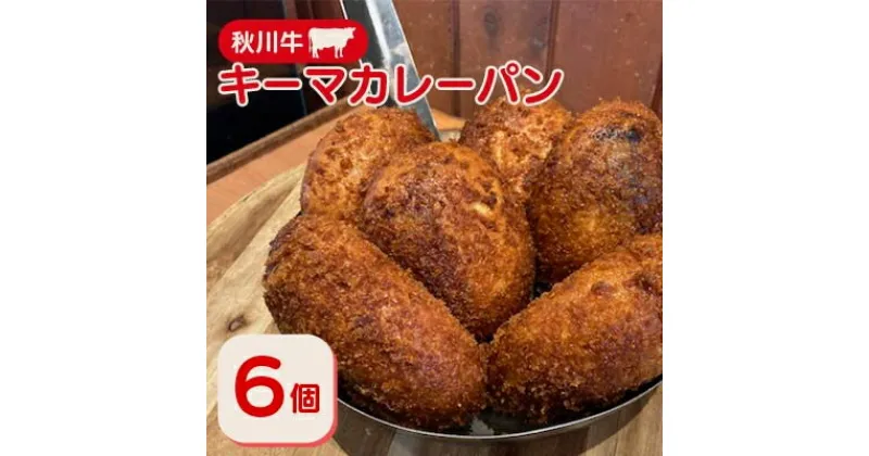 【ふるさと納税】秋川牛キーマカレーパン6個【配送不可地域：離島】【1497071】