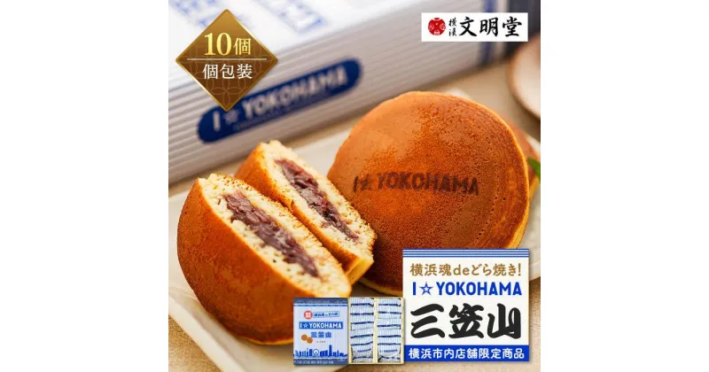 【ふるさと納税】I☆YOKOHAMA 三笠山10個入 | 菓子 おかし 食品 人気 おすすめ 送料無料